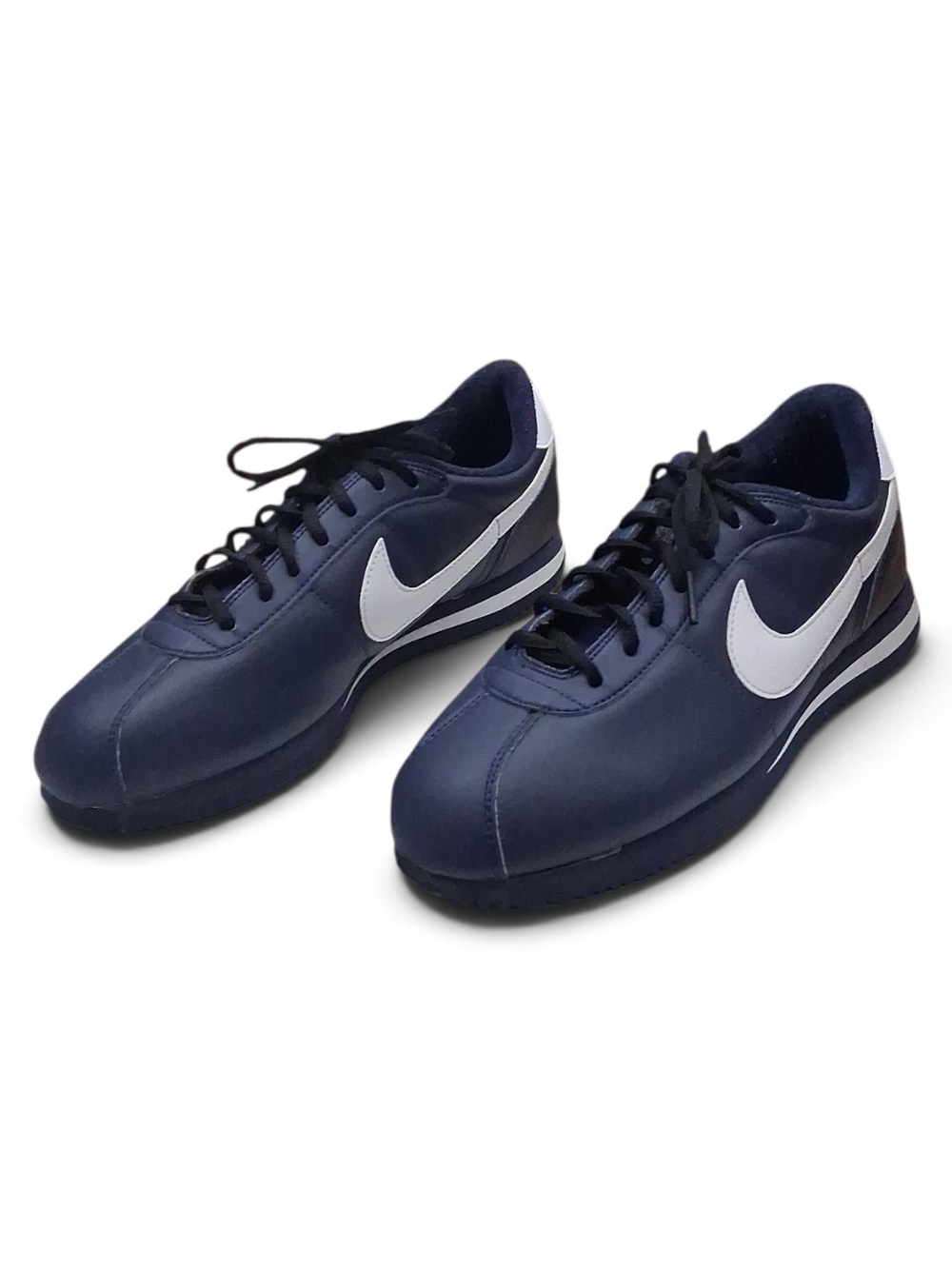 Nike Cortez Basic Leather '06 Obsidian Blue White 316418-402 Mens Size 9